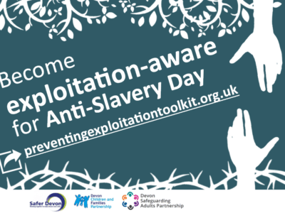 become exploitation aware for anti-slavery day