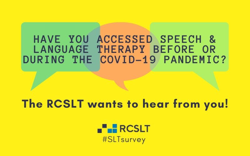 a poster for the RCSLT survey