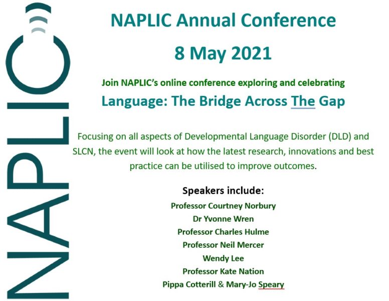 a poster for the NAPLIC conference 2021