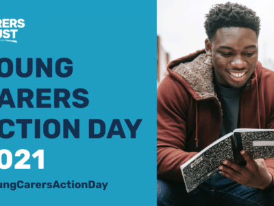 a poster for Young Carers Action Day