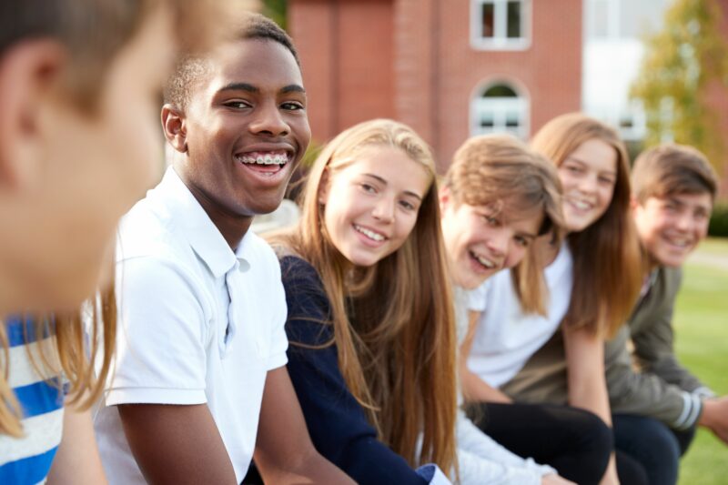 a group of young people