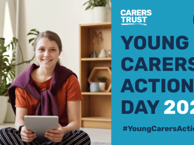 a poster for young carers action day