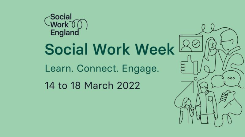 A poster for Social Work Week 2022