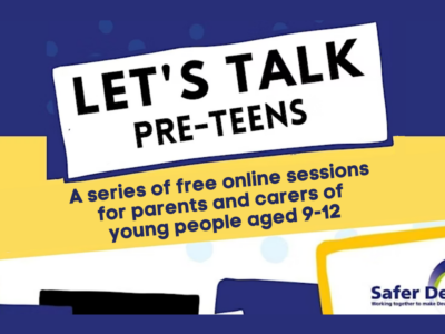 A poster for Let's Talk Pre-Teens events. All details in the article below.