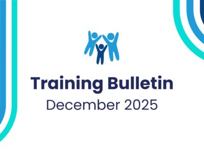 A graphic with the Devon SCP logo and the words December 2025 Training Bulletin