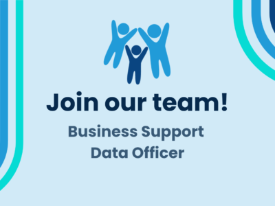 A simple graphic with the Devon SCP logo and text reading: "Join our team! Business Support Data Officer"