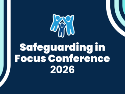 A simple dark blue graphic with the Devon SCP logo and text reading: Safeguarding in Focus Conference 2026